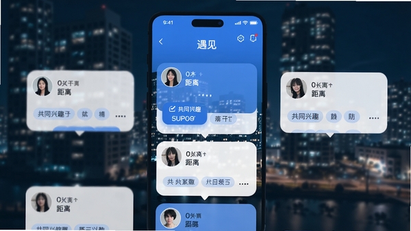 һ��չʾ����APP�������罻��Ƭ�ٲ�����UI���ͼ��������ģ�������Ķ���ҹ������Ƭ�����û�ͷ�񡢾�����ʾ�빲ͬ��Ȥ��ǩ���������ִ���Լ����ɫ��Ϊ����ͻ����������������