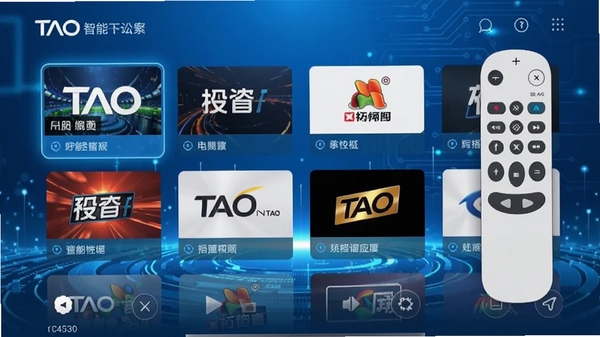 TAO���ܵ���ֱ�������������ͼ��չʾ����Ƶ���б��ͼ��ң�����������棬�Ƽ�����ɫ����������ͨ͸����