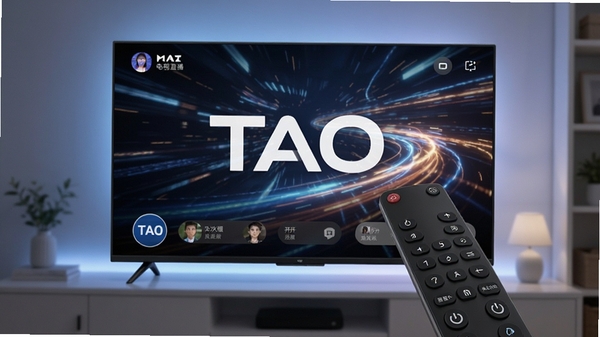 TAO����ֱ�������뿪�������棬ң�������µ�Դ������Ļ˲��������ʾֱ�����棬���й�ӰЧ����ͻ��������Ӧ