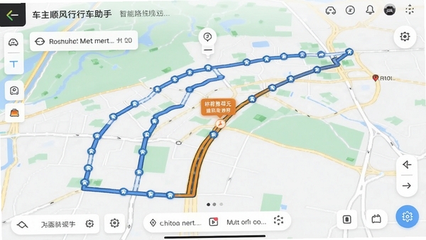 ����˳���г���������·�߹滮���ܽ��棬��ͼ����ʾ������ѡ·�ߣ�����һ�������Ϊ�Ƽ�����·��ͨ���裬����ֱ������