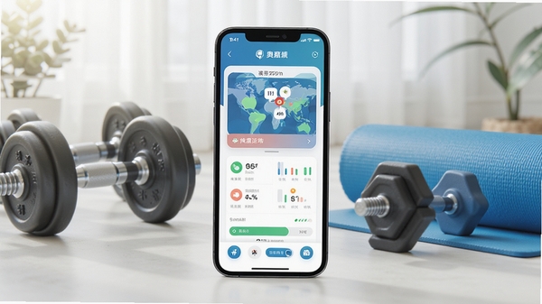 һ��չʾ�±��˶�APP���棬�����ֻ����˶�������������٤�棬�Լ���������ͼ�����������������������Ƽ��к��˶������ĳ�����