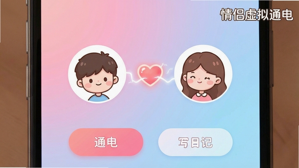 һ����ܰ���ֻ���ͼ���棬չʾ��������ͨ��app�������棬��������͵ķ������䣬������ͨ����ͷ��ͨ��һ������İ��ĵ������ӣ������·��С�ͨ�硱�͡�д�ռǡ�����Բ��ť�����廭��ɰ������������������ơ���������ͨ�硱��LOGOˮӡ��