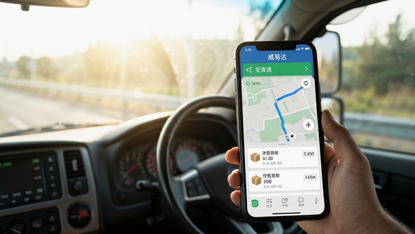 ���״�˾��APP�����ͼ��չʾ����˾���ڼ�ʻ����ʹ���ֻ��鿴��Դ�б�����Ļ��ʾ����·���������Ϣ��������������粣����������ʵ��Ȼ�����ָ�Ч�ӵ�����