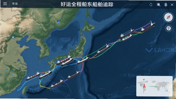 ����ȫ�̴�������׷�ٵ�ͼ���棬��ʾ���Ҵ���λ�úͺ��߹켣