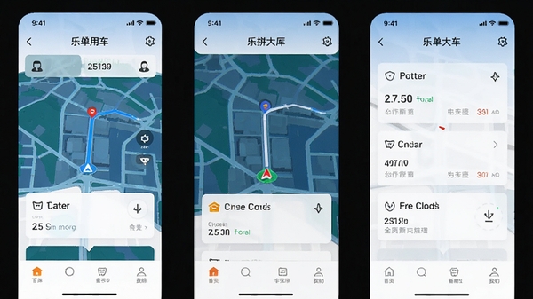 ��ƴ�ó�����APP����չʾ��˾���˽ӵ���������ͼ�����붩����Ƭ�����ɼ����ִ�����UI��Ʒ��