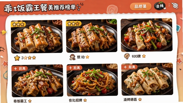 �Է���������ʳ�Ƽ���ҳ�棬չʾ�������Ų��������Ʋ�ͼƬ���������ֺ;����ǩ����Ʒ����ã���ʳͼƬ���ˣ�����ʳ����