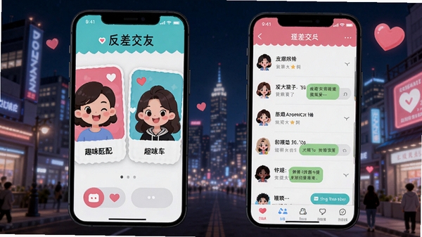 �����app�����ͼ��չʾȤζƥ�俨Ƭ�������б���ɫ�����죬����������ÿɰ��������������ҹ�����Ķ�Ԫ�أ���������罻�У������ֻ���Ļչʾ