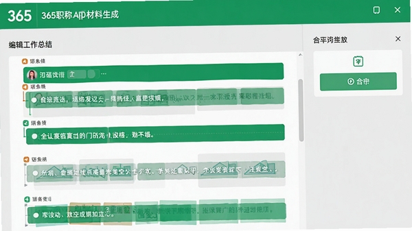 365ְ��app��������ҳ�棬��ʾ�����ܽ�ģ��༭���棬����ק�������䣬�Ҳ��е�����ť��ɫ����ǳ�Һ���ɫΪ����