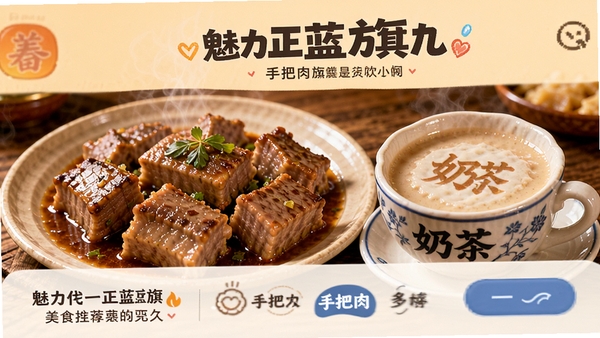 ����������app��ʳ�Ƽ�ҳ�棬չʾ�ְ������̲裬����ůɫ�������˿ɿ�