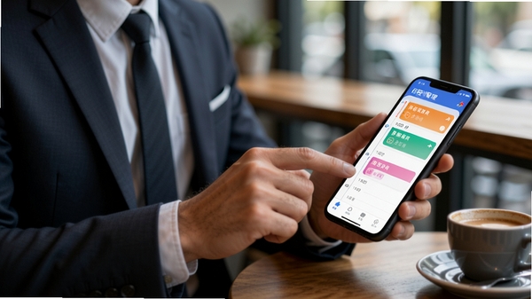 AI������ʾ�ʣ�һ����Ϭ����APP���ճ̹���������д����Ļ������չʾ�ű��ܵ�ʱ����͸����ճ̿�Ƭ��������һλ������ʿ�ڿ��ȹ����ֻ��滮һ���г̣����������Ч��ɫ��������