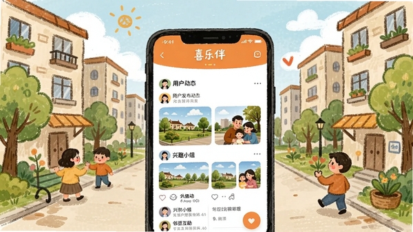 ϲ�ְ�APP����������飬��ʾ�û�������̬����ȤС�顢���ﻥ���Ƚ��棬�����ܰ���ã��������人С�������ֻ�