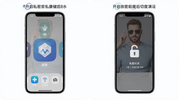 ���Խ���app����˽��ģʽ��Ľ����л���ʾ��չʾͼ��αװЧ����������棬ǿ����ȫ��