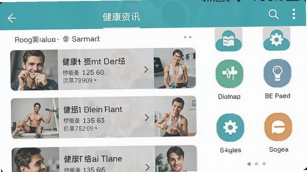 ���Խ���app�����ͼ��չʾ������Ѷ�б��͹���ģ��ͼ��