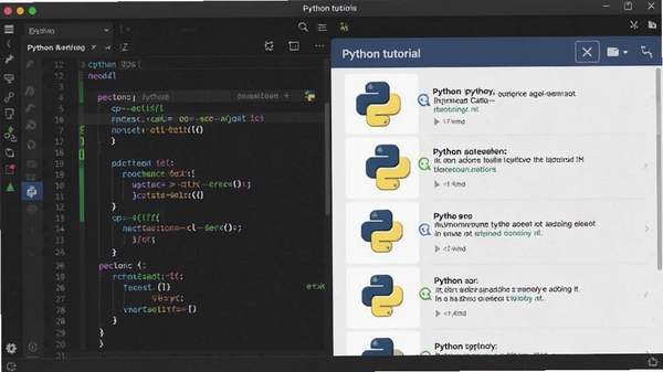 Python���ʨ���������ͼ��չʾ�ֻ��ϵĴ���༭����Python�̳��б���������ִ�