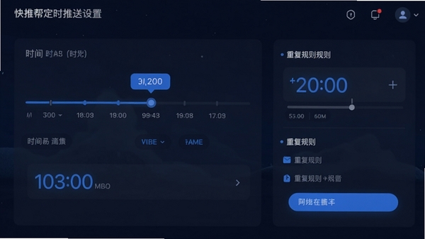 ���ưﶨʱ�������ý��棬չʾʱ����ѡ�������ظ�����ѡ�����Ϊ��ҹģʽ����ɫ��Ϊ����ͻ��ʱ��ؼ���