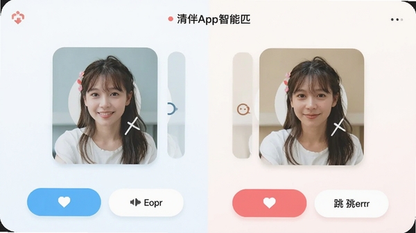 ���App����ƥ����棬�����û���Ƭ���һ������ײ���ϲ����������ť������������