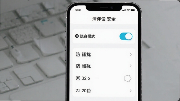 ���App��ȫ���ý��棬չʾ����ģʽ���ء���ɧ������ѡ������������