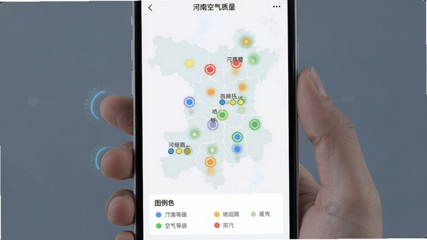 ����ʡ��������APP��ͼģʽ���棬��ʾ����ʡ��ͼ�������б�ע��ͬ��ɫԲ���ʾ���������ȼ����·���ͼ��˵����������ɫ��������ǿ��UIϸ�壬�ʺ��ƶ���չʾ��