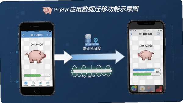 PigSyn Ӧ������Ǩ�ƹ���ʾ��ͼ���¾��ֻ�֮��������ת�����м�ͷ�ͽ�����Ԫ��