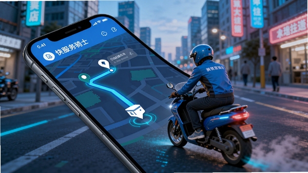 �������ʿAPP·�ߵ������ܽ��棬�ֻ���Ļ��ʾ��ͼ·�������ͽڵ㣬���������ڳ��нֵ��У��Ƽ��й�Ч������ɫ��