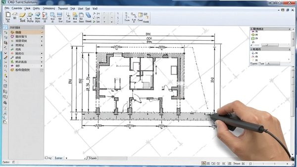 CAD��ͼ���ֲ�����ע������ʾͼ