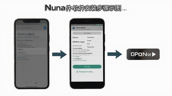 Nuna������װ����ʾ��ͼ���ֻ���Ļ��ʾ������װδ֪��ԴӦ�����ý��棬������˵Ĳ���ָ�����