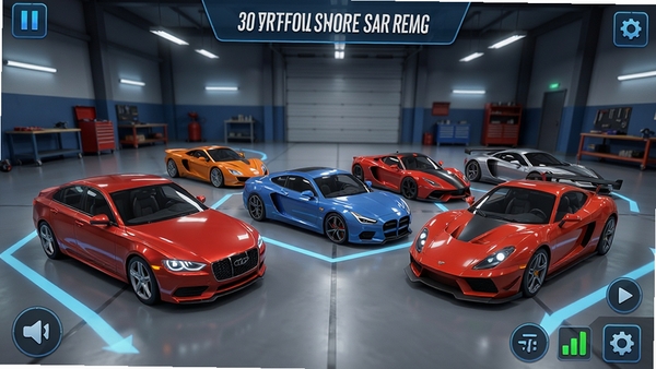 3D��ʻ�γ̽��׳���ѡ����棬�����������չʾ���нγ����ܳ��������ǳ��⣬��ϷUI����