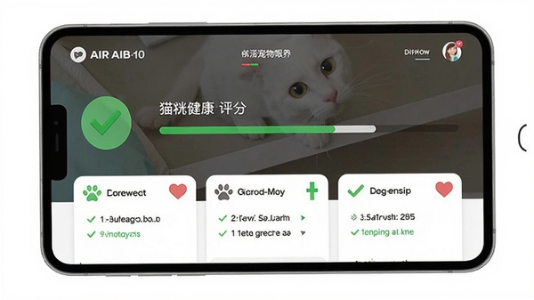 AIR����������������ҳ�棬��ʾè�佡�����ֺ�ι�����鿨Ƭ���������¼�࣬����ɫ�Թ��Ͱ���ͼ��