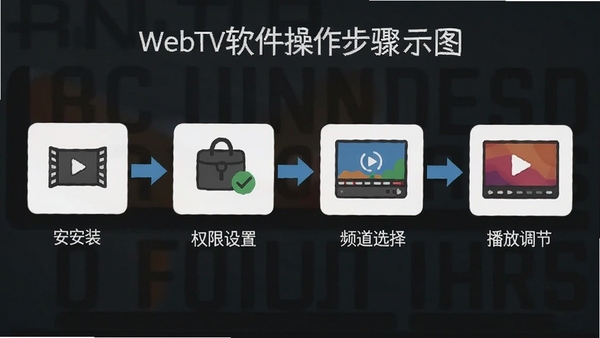 WebTV������������ʾ��ͼ��չʾ��װ��Ȩ�����á�Ƶ��ѡ�񡢲��ŵ��ڵ�����