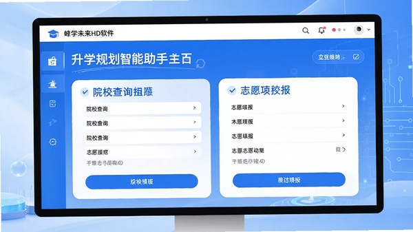 ��ѧδ��HD��������չʾ����ѧ�滮����������ҳ�棬����ԺУ��ѯ��־Ը�����ģ�飬������ɫ���������Ƽ����