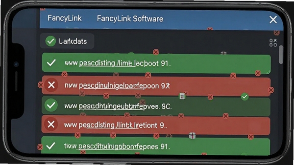 FancyLink�������Ӽ�⹦�ܽ����ͼ���ֻ���Ļ����ʾ������ӵ�״̬���������ɫ��ѡ��ʾ��Ч����ɫ��ű�ʾʧЧ����������ֱ��