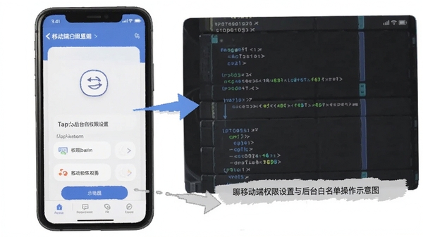 附近可遇聊移动端权限设置与后台白名单操作示意图