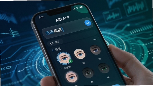 ����APP���������ϳɽ���չʾ���ֻ���Ļ����ʾ����������������ɫѡ���б�������Ϊ�Ƽ�������ɫ����ͻ��AI��������
