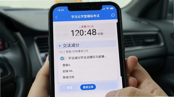 ѧ��������ѧ��ģ�⿼�Խ��棬�ֻ���Ļ��ʾ����ʱ�ʹ��⿨���û�������������ͨ������Ŀ