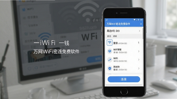 ����WiFi���������������չʾһ�����ӹ��ܣ��ֻ���Ļ��ʾ�ܱ�WiFi�б������Ӱ�ť������ִ�UI���
