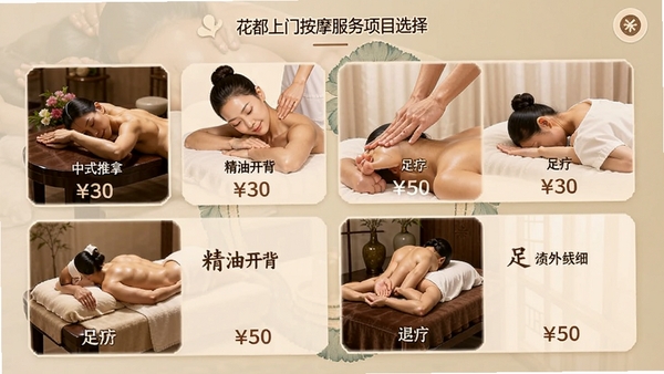 �������Ű�Ħ������Ŀѡ����棬չʾ��ʽ���á����Ϳ��������ƵȲ�ͬ��Ħ��Ŀ�Ŀ�Ƭʽ���֣�����ͼ��ͼ۸�˵��