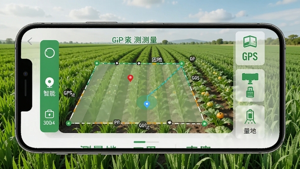 ��Ķ�������ֻ�APP����չʾ����ɫũ�ﱳ����GPS�����ؿ�������������ع���UI����