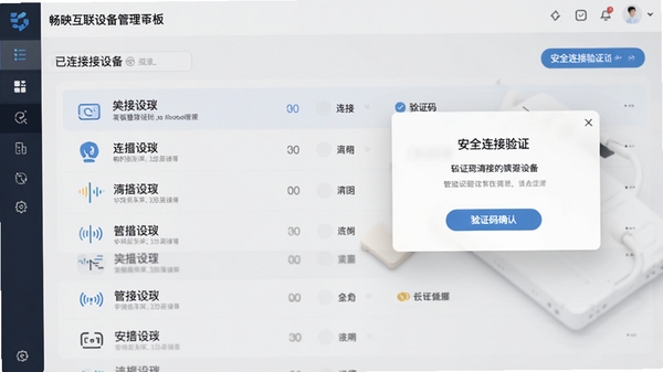 ��ӳ�����豸��������밲ȫ������֤���棬չʾ�������豸�б�����֤��ȷ�ϵ����������רҵ