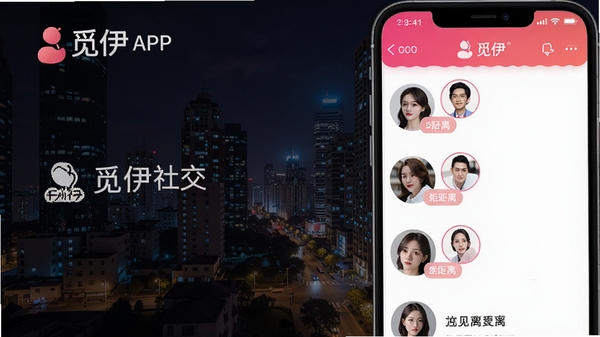 ����APPͬ��ƥ�书�ܽ����ͼ���ֻ���Ļ��ʾ�����û�ͷ���б�������ǩ������Ϊ����ҹ����ͻ��ͬ���罻���⣬�����д�������LOGO
