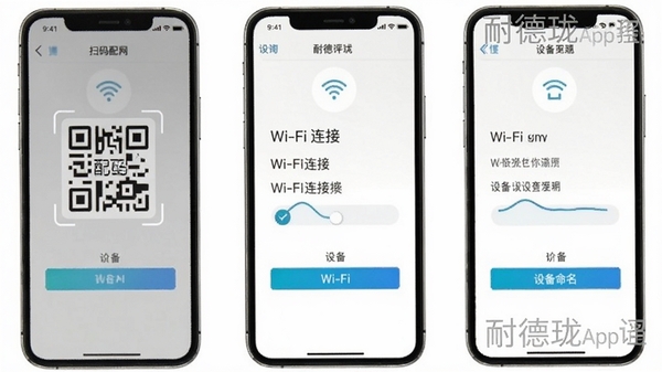 �͵���App�豸���Ӳ������̽�ͼ��չʾɨ��������Wi-Fi���ӡ��豸�����Ȳ��裬�ֻ���������������������ˮӡ�����̷̳��