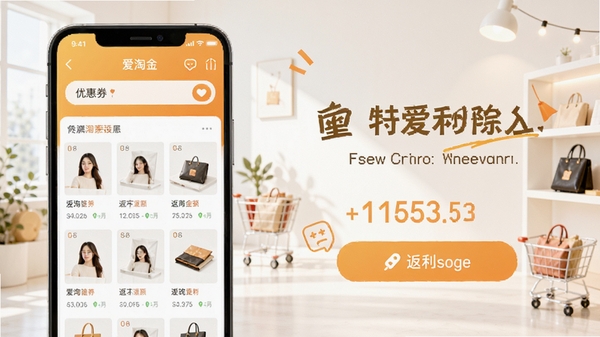 ���Խ�APP����չʾ�Ż�ȯ�����뷵��׷�ٹ��ܣ��ֻ���Ļ�г�����Ʒ�б��ͷ���������Ϊ������Լ�Ĺ��ﳡ����ͻ��ʡǮ����