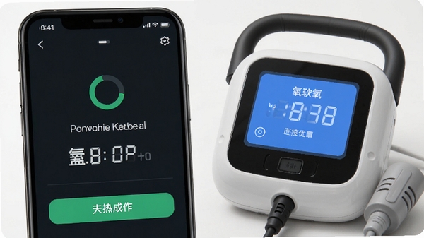 ��ҽ����APP���������������������棬�ֻ����Я�����豸��������Ļ��ʾ���ӳɹ���ʾ����������������Ч��