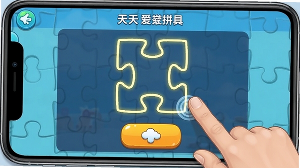 ���찮ƴͼ��Ϸ����ʾ����ʹ�ý��棬��ָ�����ʾ��ť���������ƴͼ��������