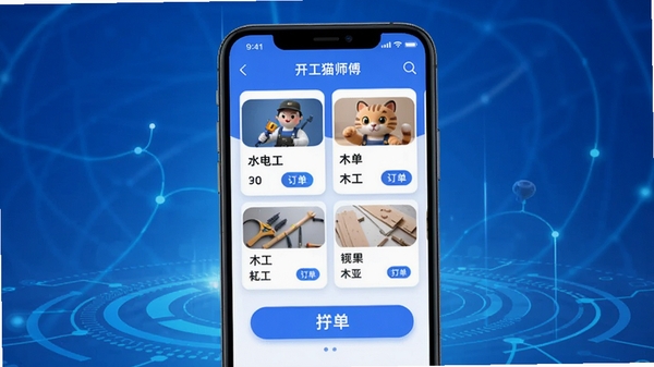 ����èʦ���ӵ���APP����չʾ���ֻ���Ļ��ʾ����װ�޶����б�����ˮ�繤��ľ���ȶ�����Ƭ����ɫ�Ƽ��б�����ͻ������ƥ���������ť