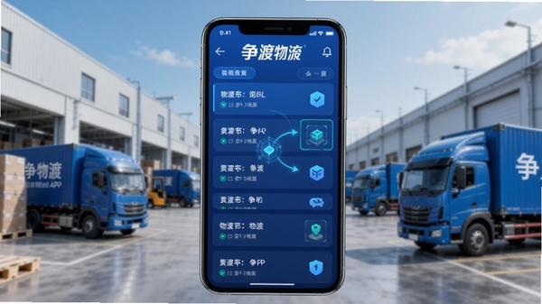 ��������APP������չʾ���ֻ���Ļ��ʾ�����켣׷���б�����ɫ�Ƽ���UI��񣬱���Ϊ�ִ������ֿ������ͳ�����ͻ����������Ʒ�Ʊ�ʶ