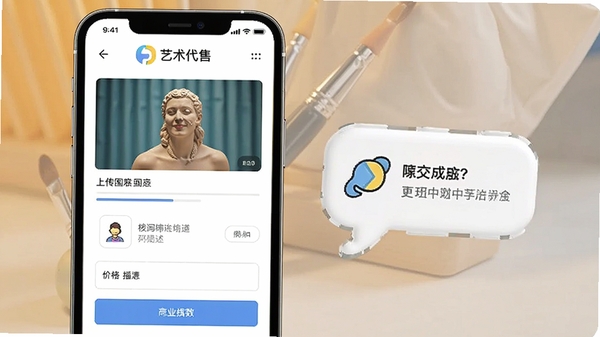 �������������ڷ���������Ϣ���棬�ֻ���Ļ��ʾ�ϴ�ͼƬ����д�����ͼ۸�ı������Ա�������ĳɽ���ʾ���ݣ�����ִ�������ͻ����������Ʒ�Ʊ�ʶ