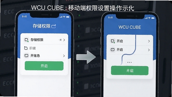 WCU CUBE�ƶ���Ȩ�����ò���ʾ��ͼ��չʾ�洢Ȩ�޿�������