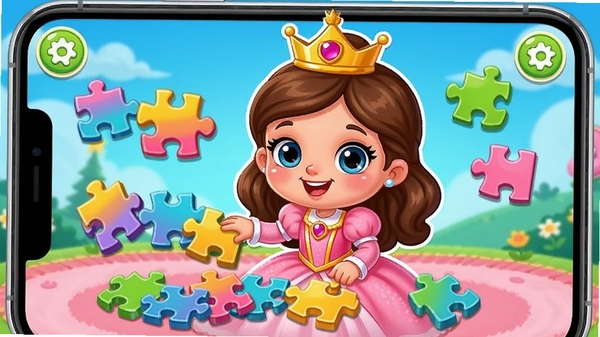 ����������ƴͼ��Ϸ����չʾ���ɰ���ͨ������ɫ��ɫ���ͷ׵�ƴͼ��Ƭ���ʺ϶�ͯ������Ϸ����ͼ