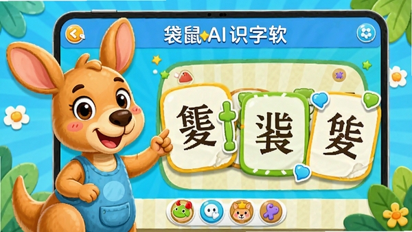 ����AIʶ����������չʾ����ͨ���������뺺�ֿ�Ƭ����������ɫ���������ã��ʺ϶�ͯ������������ͼ