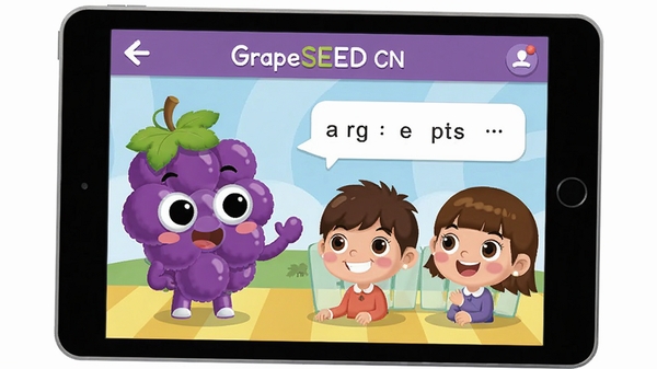 GrapeSEED CNӢ��ѧϰ��������չʾ����ͨ�������󣬶�ͯ��ƽ�����ǰ����Ӣ�ɫ���������ã����������廭���